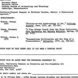 Announcements, 1977-03-12. ...