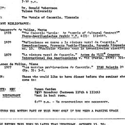 Announcements, 1980-10-20. ...
