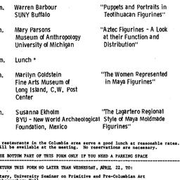 Announcements, 1981-04-25. ...