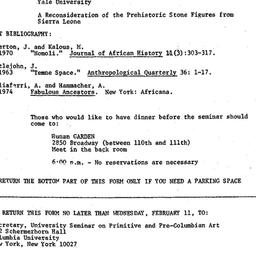 Announcements, 1981-02-13. ...