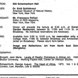 Announcements, 1988-11-15. ...