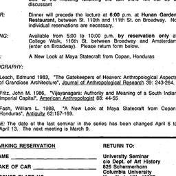 Announcements, 1989-02-09. ...