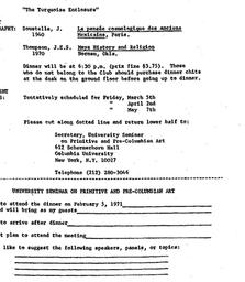 Announcements, 1971-02-05. ...