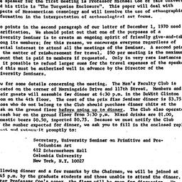 Announcements, 1971-01-12. ...