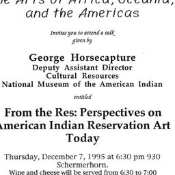Announcements, 1995-12-07. ...