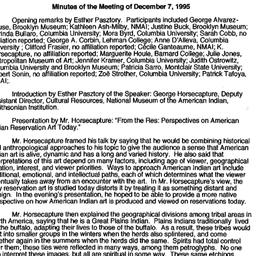 Minutes, 1995-12-07. The Ar...