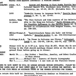 Announcements, 1972-02-11. ...