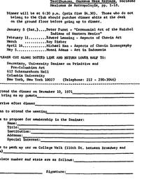 Announcements, 1971-12-10. ...
