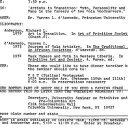 Announcements, 1980-04-25. ...