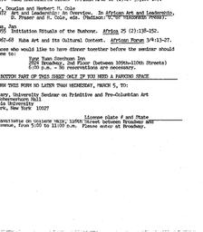 Announcements, 1980-03-07. ...