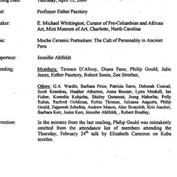Minutes, 2000-04-13. The Ar...
