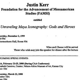 Announcements, 1998-12-02. ...