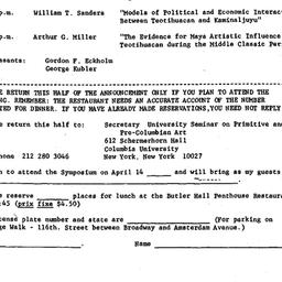 Announcements, 1973-04-14. ...