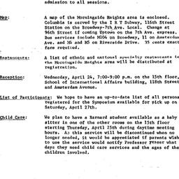 Announcements, 1973-04-24. ...