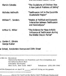 Announcements, 1973-04-14. ...