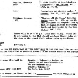 Announcements, 1973-01-19. ...