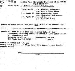 Announcements, 1973-02-15. ...