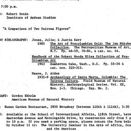 Announcements, 1985-10-17. ...