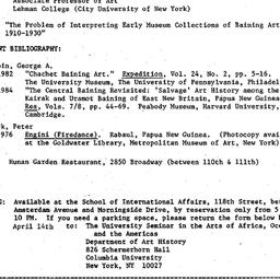Announcements, 1986-04-17. ...