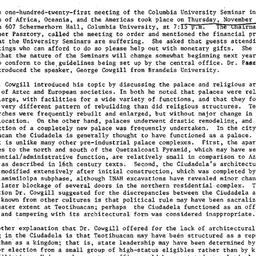 Minutes, 1985-11-21. The Ar...