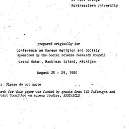 Speaker's paper, 1980-1...