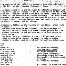 Minutes, 1979-12-21. Korea,...