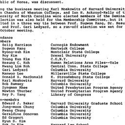 Minutes, 1979-09-28. Korea,...