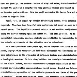 Speaker's paper, 1980-0...