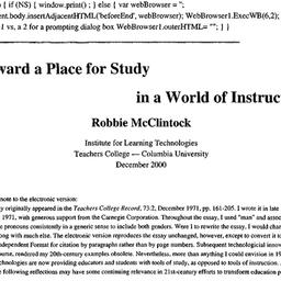Speaker's paper, 2001-0...