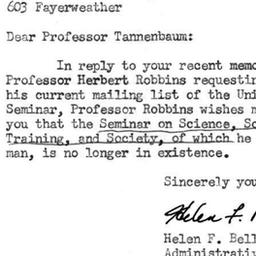 Correspondence, 1960-03-01....