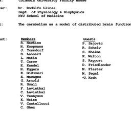 Minutes, 1979-05-08. Neurob...