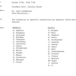 Minutes, 1981-02-03. Neurob...