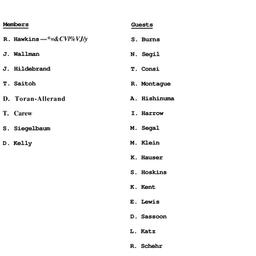 Minutes, 1983-02-01. Neurob...