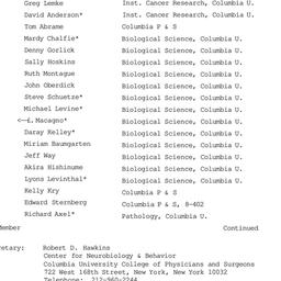 Minutes, 1985-01-15. Neurob...