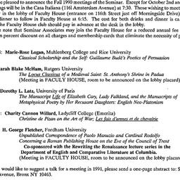 Correspondence, 1991-06-00....