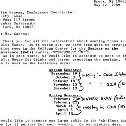 Correspondence, 1991-05-12....