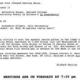 Correspondence, 1994-01-26....