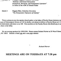 Correspondence, 1993-01-06....