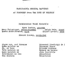 Handouts, 1971-01-30. The R...