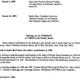 Correspondence, 1997-02-12....