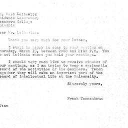 Correspondence, 1956-03-12....
