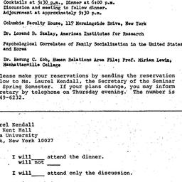 Announcements, 1976-02-20. ...