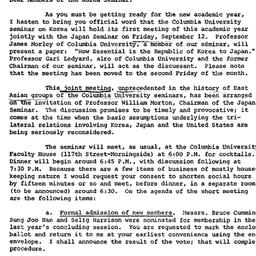 Announcements, 1976-08-28. ...