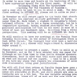Announcements, 1973-10-19. ...