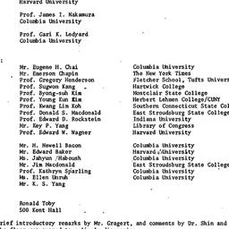 Minutes, 1973-12-21. Korea,...