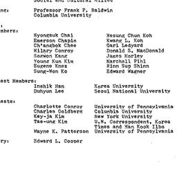 Minutes, 1972-01-21. Korea,...