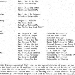 Minutes, 1974-11-15. Korea,...