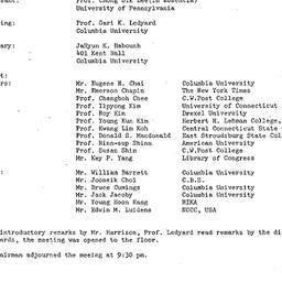 Minutes, 1975-01-17. Korea,...