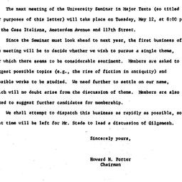 Announcements, 1964-05-08. ...