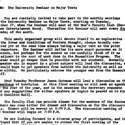Announcements, 1964-10-19. ...